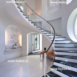 Interior Steel Stairs, Ss Railing Staircase | Living room stairs