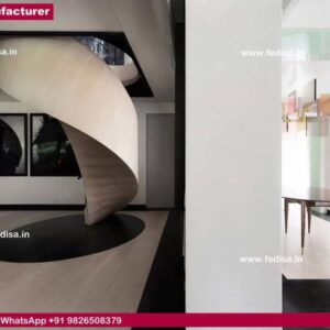 Round Metal Staircase, Perforated Steel Stairs | Living room stairs