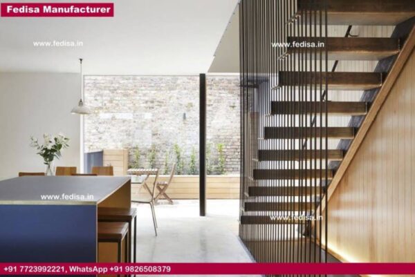 Steel Folding Stairs, Indoor Steel Stairs | Living room stairs