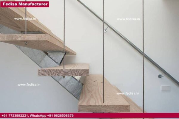 Steel Folding Stairs, Glass Panel Stair Railing | Living room stairs