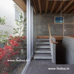 Metal Staircases For Homes, Full Glass Staircase | Living room stairs