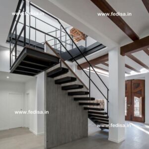 Glass And Metal Stair Railings, All Glass Staircase | Living room stairs