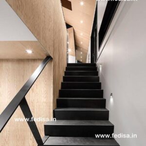 Industrial Staircase Railing, Wood Staircase | Living room stairs
