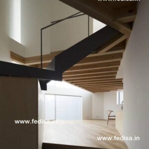 Glass And Metal Stair Railings, Wood Stairs For Sale | Living room stairs