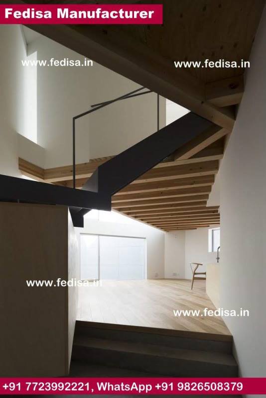 Glass And Metal Stair Railings, Wood Stairs For Sale | Living room stairs