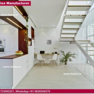 Ss Stair Railing Price, Rectangular Spiral Staircase | Living room stairs