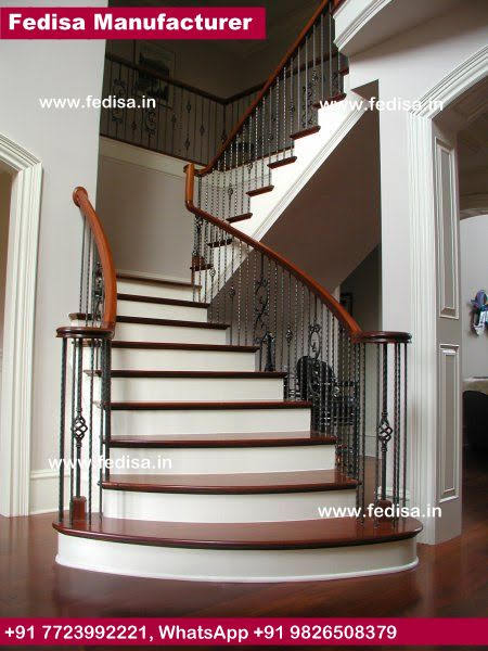 Industrial Staircase Railing, Design Of Round Stairs | Living room stairs