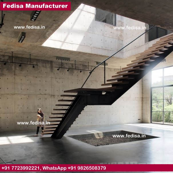 Metal Staircases For Homes, Stair Steel Railing | Living room stairs