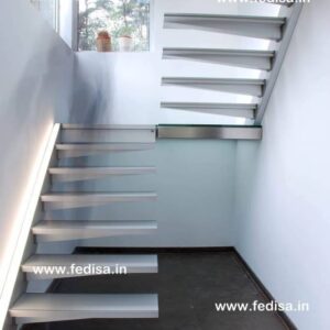 Steel Folding Stairs, Decorative Handrails For Stairs | Living room stairs