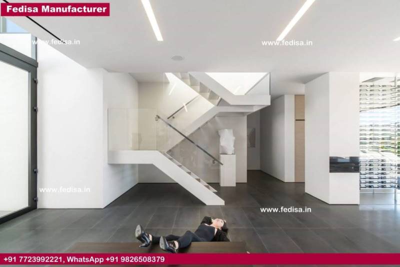 Glass And Metal Stair Railings, Iron Handrails For Stairs | Living room stairs