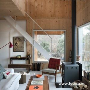 Steel Folding Stairs, Horizontal Iron Stair Railing | Living room stairs