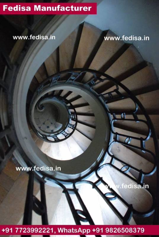 Metal Staircases For Homes, Iron Stair Railing Price | Living room stairs