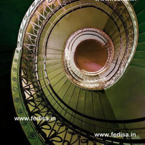 Glass And Metal Stair Railings, Wrought Iron Wall Mounted Handrails For Stairs | Living room stairs