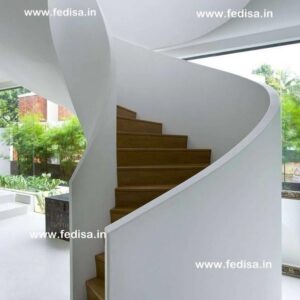 Interior Steel Stairs, Cast Iron Straight Staircase | Living room stairs