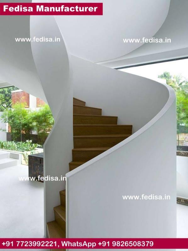 Interior Steel Stairs, Cast Iron Straight Staircase | Living room stairs