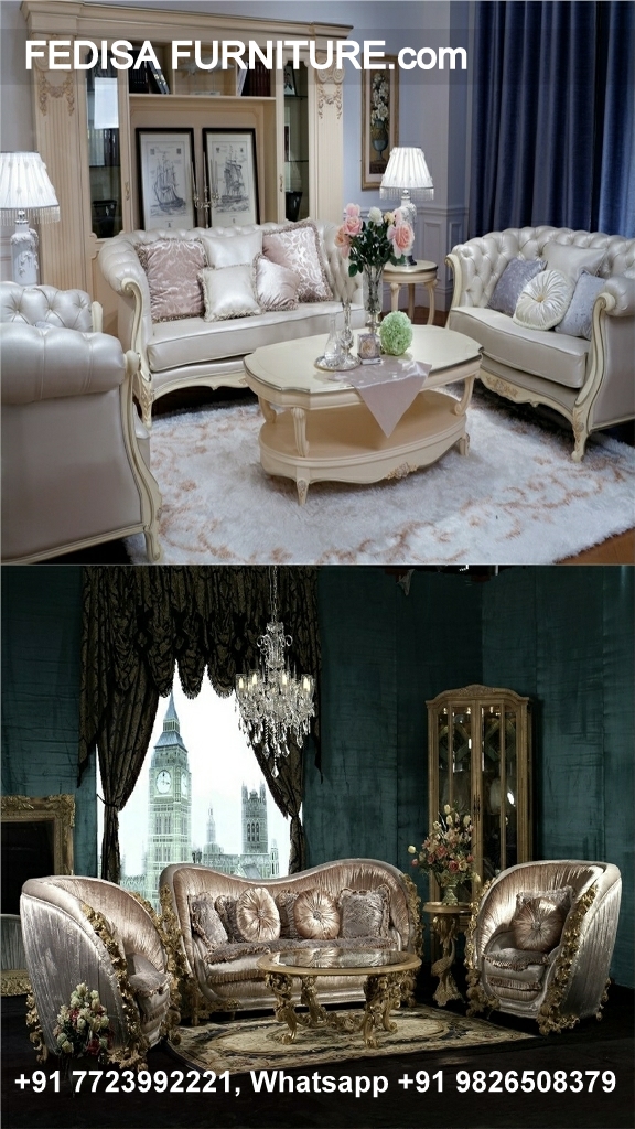 Looking Good Furniture White Leather Couch Set Sofa Set: Buy Modern Leather & Fabric Sofa