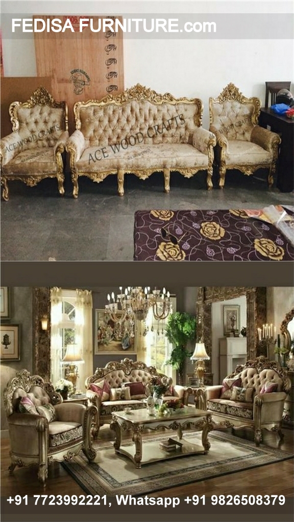 Modern Designed Wooden Sofa Sets L Shape Sofa With Corner Table Sofa Set Manufacturers