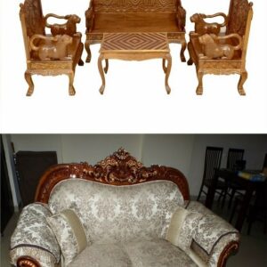 Modern Designed Wooden Sofa Sets Sofa Set Price Below 5000 Sofa Set: Buy Modern Leather & Fabric Sofa