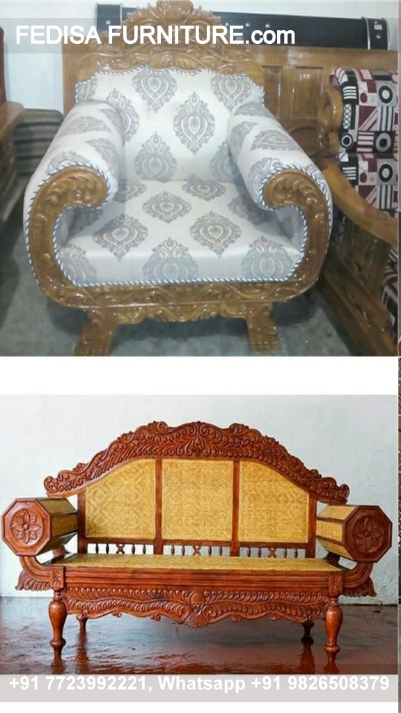 Furniture- Buy Designer & Wooden Furniture Gozefo Sofa 77 Seater Sofa Set