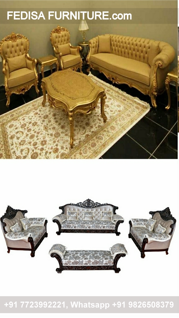 Buy Wooden Sofa Set Online Raja Sofa Set Leather Sofa Set