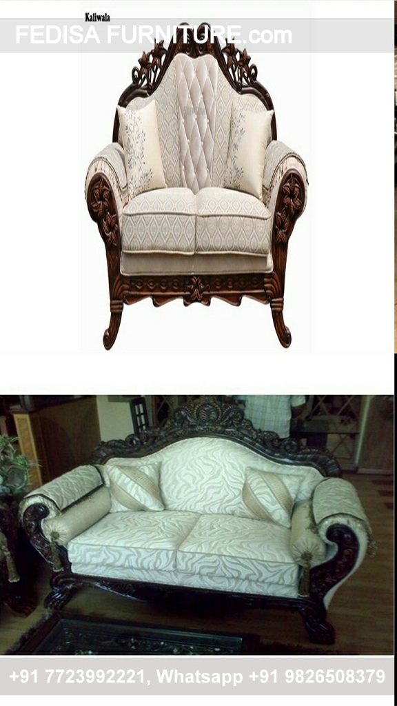 Teak Wood Sofa Set Wooden Sofa 5 Seater L Shape Sofa