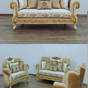 Sofa Sets | Online Wooden Furniture Store Bamboo Sofa Set 128 Seater Sofa Set