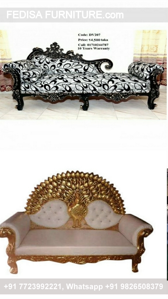 Sofa Set: Buy Modern Leather & Fabric Sofa Black Couch Set Online Furniture Stores In New Delhi