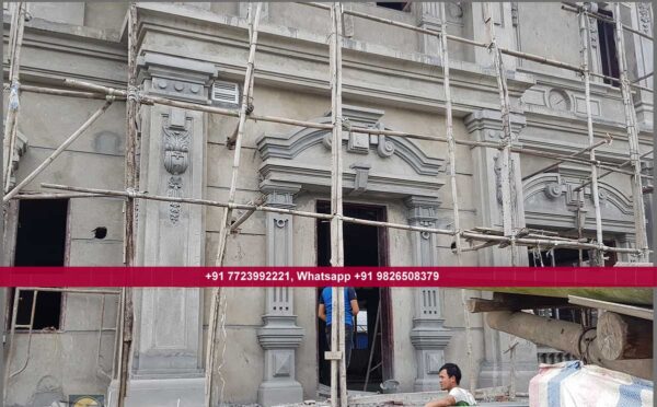 Luxury Front Design Of House In Small Budget Payanan Luxury Pool Villa New House Design