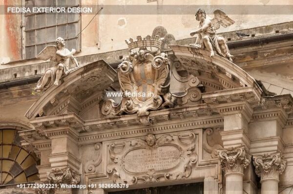 Classic Home Front Wall Design Cloud 9 Luxury Villa House Design Color