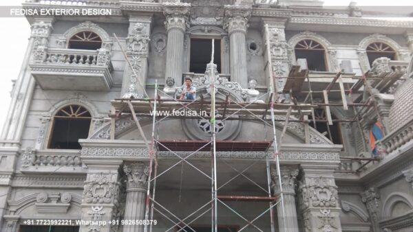 Classic First Floor Front Balcony Design House Exterior Ideas Small Home Bar Designs