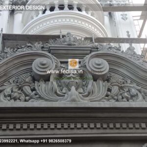 Classic Front Wall Design In Indian House Simple Single Floor House Front Design 3d Single Story Home Design