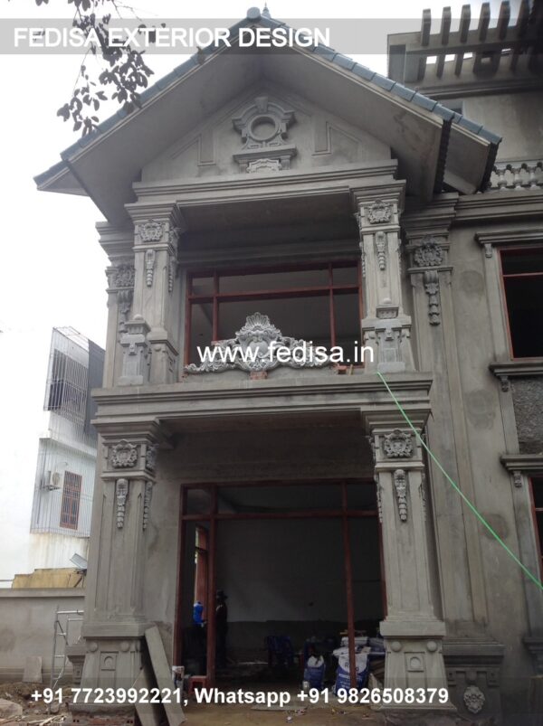 Classic Modern House Front Design Indian House Design Front View Single Storey House