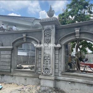 Luxury House Front Wall Cement Design House Front Door Design Single Bedroom House Plan