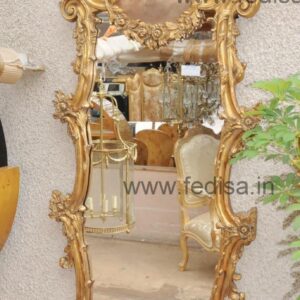 Round Wall Mirror Bamboo Framed Mirror Buy Wall Mirrors Online At Low Prices