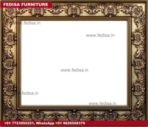 Hexagon Mirror Gold Scalloped Mirror Buy Wall Mirrors Online At Low Prices