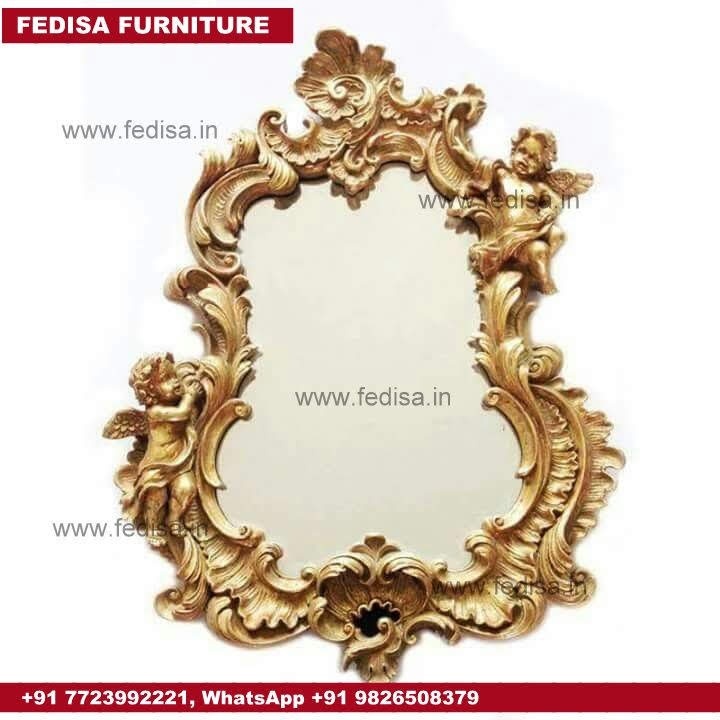 Mirror With Shelf Brushed Brass Bathroom Mirror Buy Wall Mirrors Online At Low Prices
