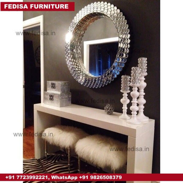 Mirror With Shelf Hearth And Hand Wall Mirror Buy Wall Mirrors Online At Low Prices