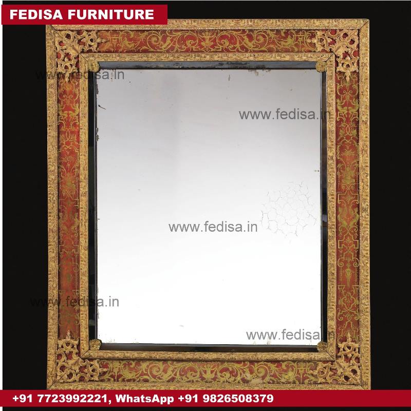 Hexagon Mirror Gold Framed Bathroom Mirror Buy Wall Mirrors Online At Low Prices
