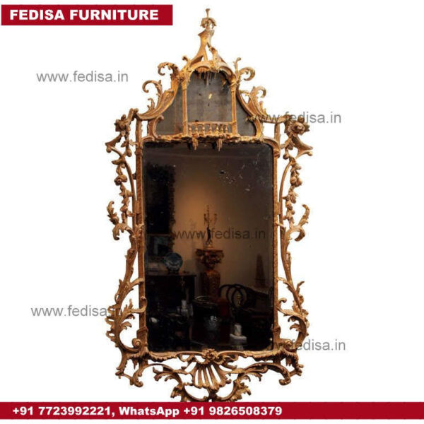 Round Gold Mirror Plastic Gym Mirror Buy Wall Mirrors Online At Low Prices