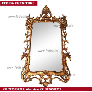Hexagon Mirror Vintage Mirror With Shelf Buy Wall Mirrors Online At Low Prices