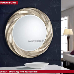 Round Wall Mirror Wicker Framed Mirror Buy Wall Mirrors Online At Low Prices