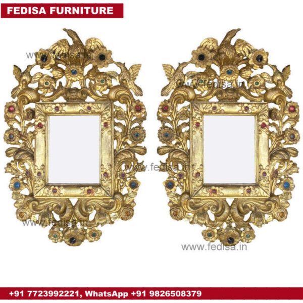 Wooden Mirror Landscape Wall Mirror At Low Prices In India