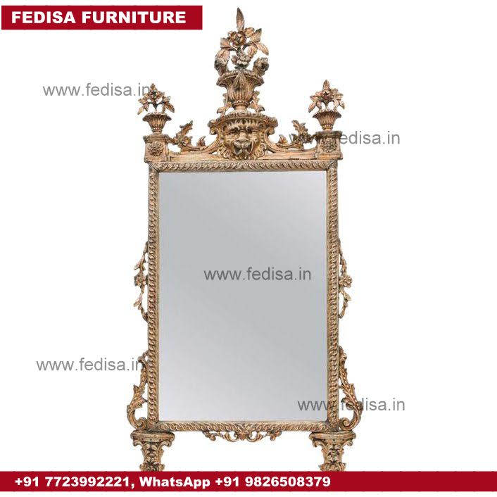 Hanging Mirror Dark Wood Framed Mirror At Low Prices In India