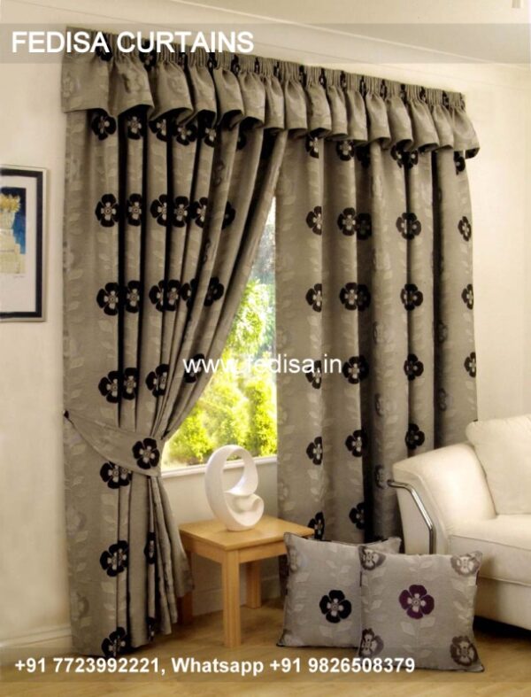 Woolen Curtain Design Curtain Fabric Online Light Filtering Curtains