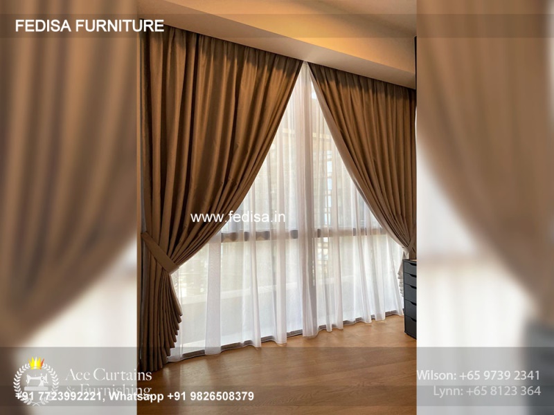 Langsir Latest Design Bohemian Curtains Pom Pom Curtains