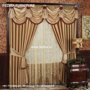 Drape Designer Pink Blackout Curtains Beaded Door Curtain