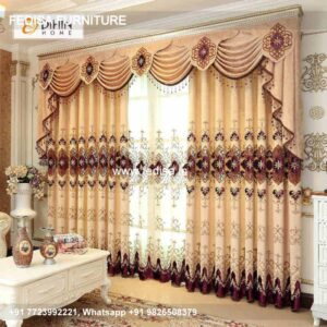 Embroidered Luella Curtain Bohemian Curtains Pom Pom Curtains