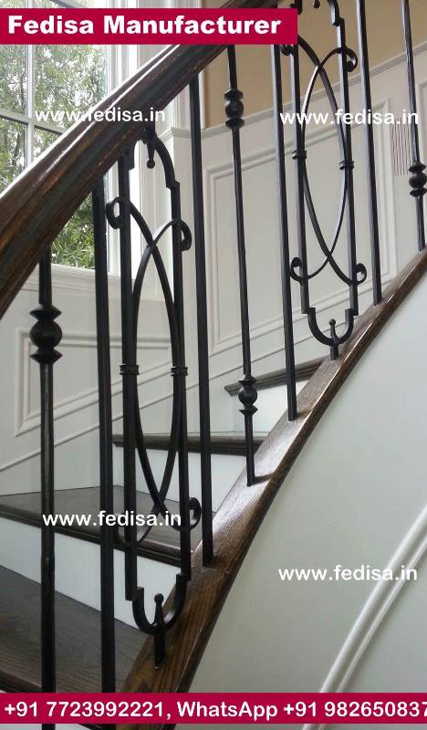 Industrial Pipe Stair Railing Gray Wood Stairs Wooden Banister Rails Wooden Stairs Indoor