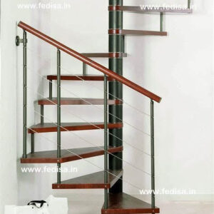 Steel Railing With Glass For Stairs Indoor Wooden Stairs Contemporary Wooden Staircase Temporary Wood Stairs