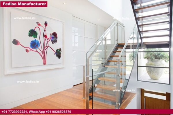 Commercial Steel Stairs Glass Stair Railing Cost Glass Spiral Staircase Glass Staircase Near Me